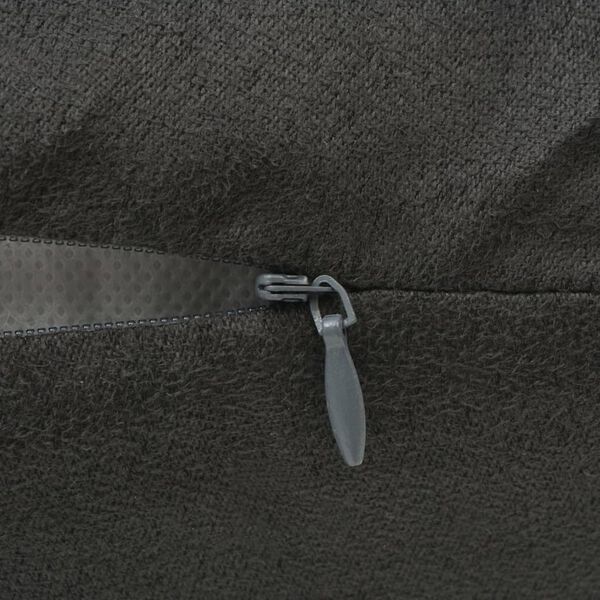 vidaXL Prevleke za Blazine 4 kosi 40x40 cm Umetni Semi&scaron; Antracitne