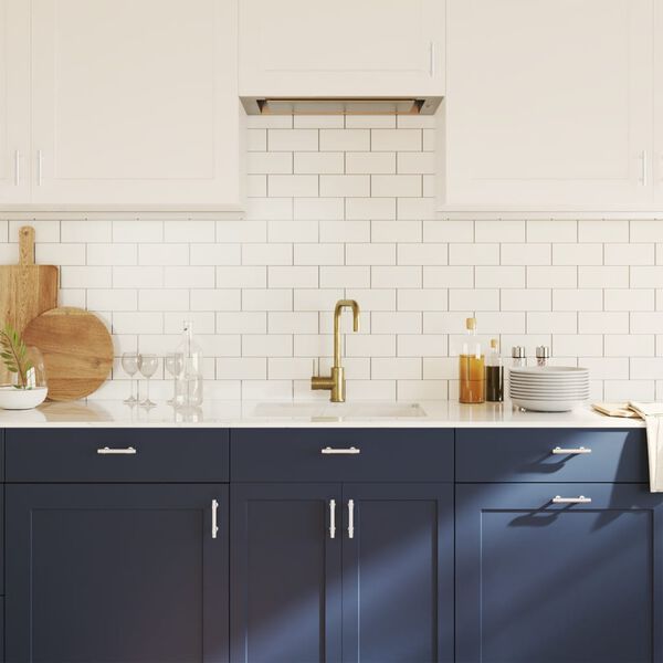 vidaXL Ročaji za omarico 20 kosov srebrna 64 mm nerjaveče jeklo