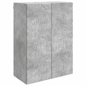 vidaXL Omara za steno Betonsko siva 66 x 34,5 x 90 cm Inženirski les