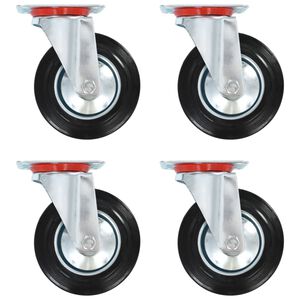 vidaXL Gibljiva kolesa 4 kosi 160 mm