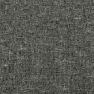 vidaXL Posteljni okvir temno siv 160x200 cm blago