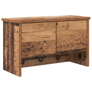 vidaXL Nadwyčajna obe&scaron;alnik za pla&scaron;če z vrati Star les 50 x 20 x 30 cm