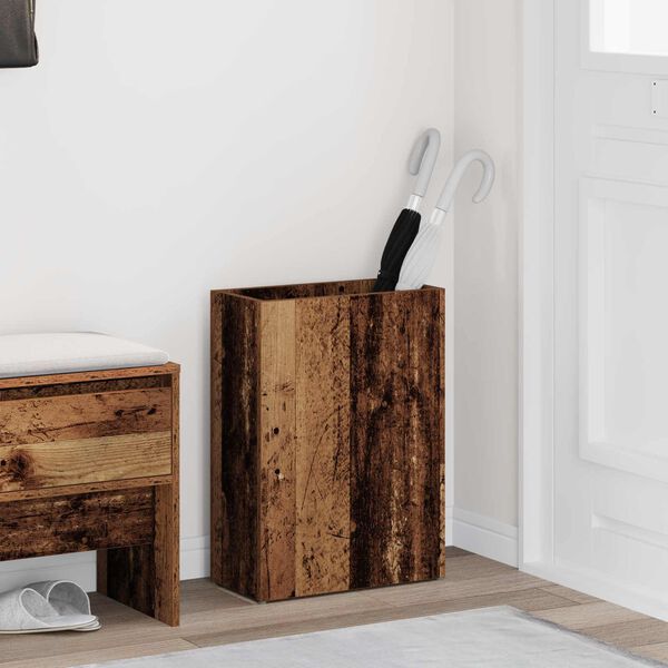 vidaXL Stojalo za dežnik Star les 40 x 20 x 55,5 cm Konstruiran les