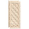 vidaXL Vrata za omarico z mrežico 2 kosa 39,5x99 cm trdna borovina