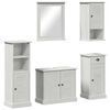vidaXL Komplet pohi&scaron;tva za kopalnico s predalom VIGO 5 pcs Antik bela