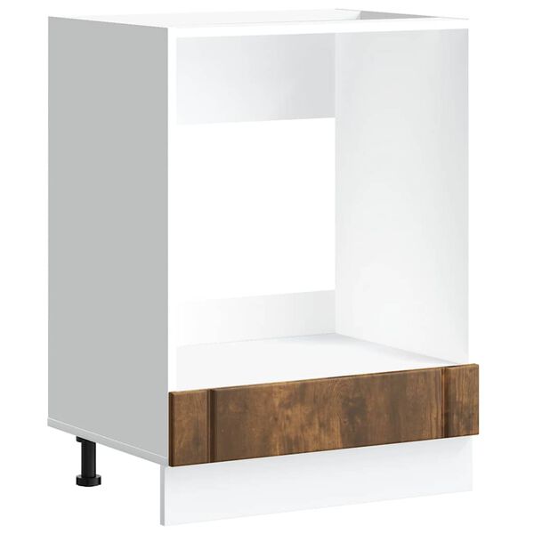 vidaXL Omarica za pečico Lucca dimljen hrast inženirski les