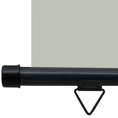 vidaXL Balkonska stranska tenda 80x250 cm siva