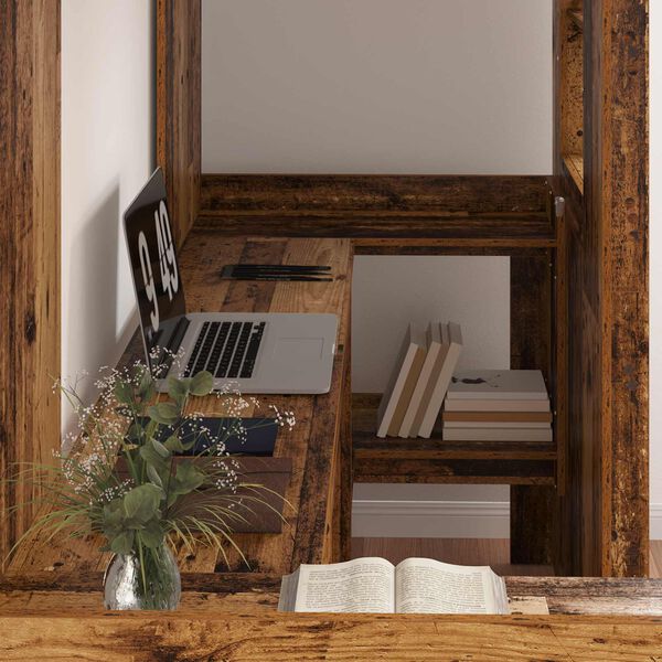 vidaXL Postelja na podstre&scaron;ju z mizo Star les 75 x 190 cm