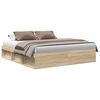 vidaXL Posteljni okvir sonoma hrast 180x200 cm