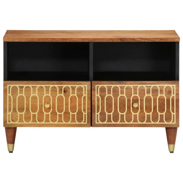 vidaXL TV omarica 70x33x46 cm trden mangov les