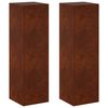 vidaXL Stojalo za rastline 2 pcs Rjav 30 x 30 x 100 cm