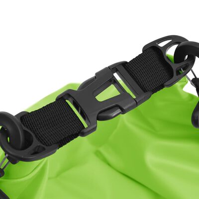 vidaXL Torba Dry Bag zelena 30 L PVC