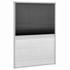 vidaXL Plise komarnik za okna aluminij 80x120 cm s senčilom