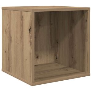 vidaXL &Scaron;katla za vinilne albume Artisan hrast 37 x 36,5 x 38 cm