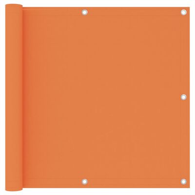 vidaXL Balkonsko platno oranžno 90x400 cm oksford blago