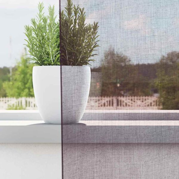 vidaXL Voile zavese z vponkami 2 kosa vijolična 140x140 cm