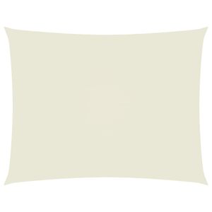 vidaXL Senčno jadro oksford blago pravokotno 2,5x4 m krem
