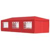 vidaXL Zabavni &scaron;otor 900 x 300 x 255 cm Rdeča PE in jeklo