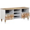 vidaXL TV omarica 100x33,5x46 cm Masivni les Mango