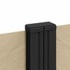 vidaXL Zložljiva stranska tenda bež 120x1000 cm