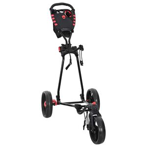 vidaXL Golf voziček Črna 110 x 60 x 132 cm elezo