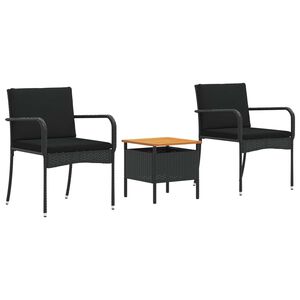 vidaXL Vrtni set z blazino jeklo