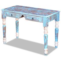 vidaXL Pisalna miza iz trdnega predelanega lesa