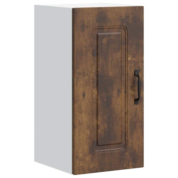 vidaXL Kuhinjska stenska omarica Kalmar dimljen hrast inženirski les