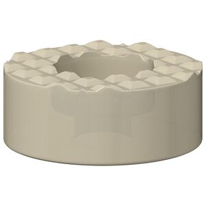 vidaXL Za&scaron;čitniki tal za noge stola 2 kos Transparentno &Oslash; 15 x 16 mm