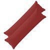 vidaXL Prevleka za blazino 2 kos HOUTEN Vinorodna rdeča 40 x 145 cm