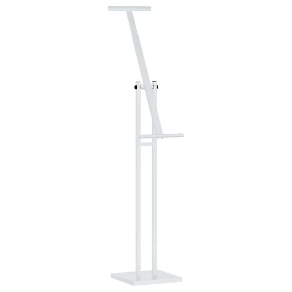 vidaXL Razstave na sejmih Bela 26,5 x 26,5 x 150 cm Jeklo