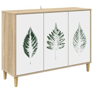 vidaXL Strani &scaron;al HANAU Sonoma 102 x 33 x 75 cm Inženirski les