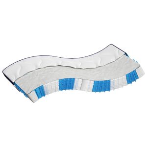 vidaXL Vzmetnica z žepkastim vzmetenjem srednje trda 140x200 cm