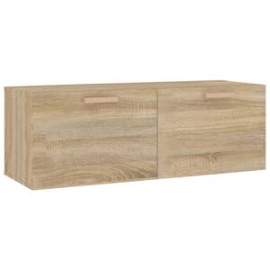 vidaXL Stenska omarica sonoma hrast 100x36,5x35 cm inženirski les