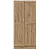 vidaXL Garderobna omara Oreh 82,5 x 51,5 x 180 cm Konstruiran les