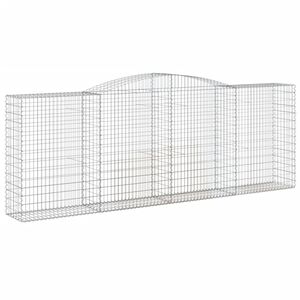 vidaXL Obokana gabonska ko&scaron;ara 400x50x140/160 cm pocinkano železo