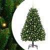vidaXL Umetno Zložljivo Božično Drevo Zelena 150 cm PVC in jeklo