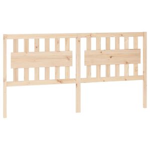 vidaXL Posteljno vzglavje 185,5x4x100 cm trdna borovina