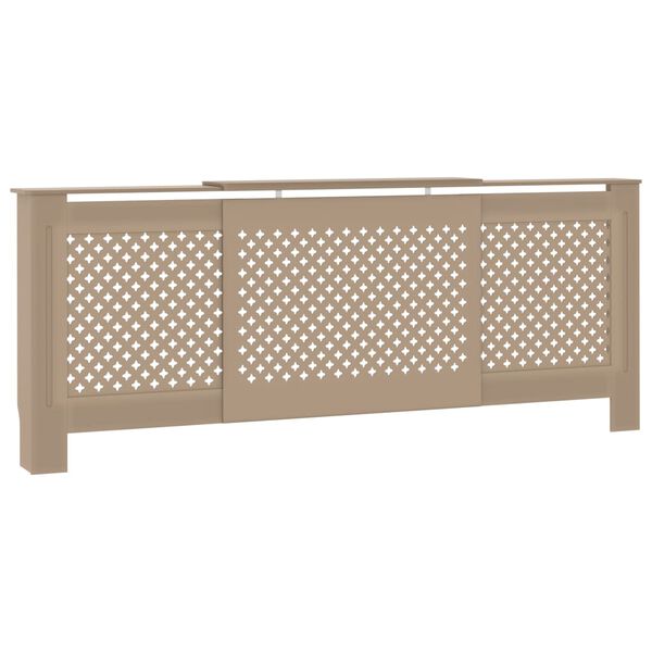 vidaXL Pokrov za radiator MDF 205 cm