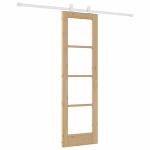 vidaXL Drsna vrata ORKDAL Naravna 61 x 198,5 cm