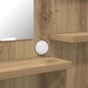 vidaXL Toaletne mize za spalnice Umetni hrast 80 x 39,6 x 135 cm