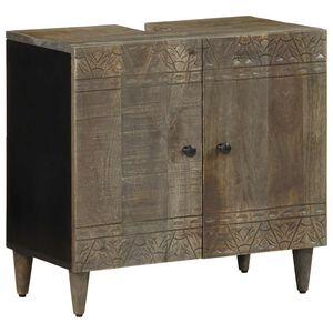 vidaXL Kopalni&scaron;ka omarica 62x33x58 cm trden mangov les