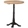 vidaXL Bistro miza &Oslash; 60x76 cm robusten mangov les