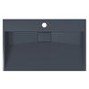 vidaXL Umivalnik 60x38x11 cm liti mineral/ liti marmor antracit