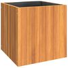vidaXL Vrtno cvetlično korito 45x45x45 cm trden akacijev les