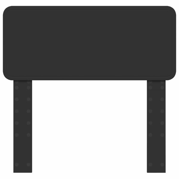 vidaXL Vzglavje z vzglavjem Črna Orehovina 75 cm Konstruiran les