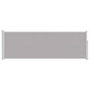 vidaXL Zložljiva stranska tenda za teraso 100x300 cm siva
