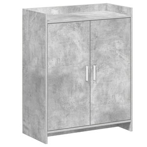 vidaXL Omara za čevlje Betonsko siva 73,5 x 36 x 92 cm Inženirski les