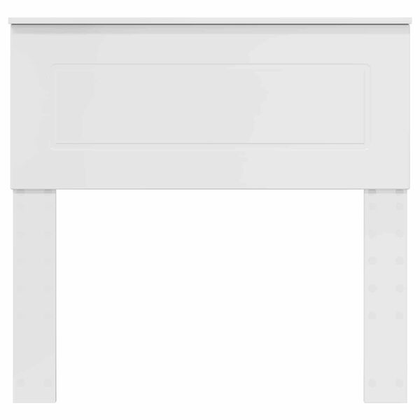 vidaXL Vzglavje z vzglavjem Svetlo Belo 90 cm Konstruiran les