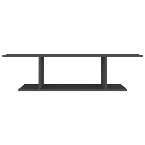 vidaXL Stenska TV omarica siva 103x30x26,5 cm
